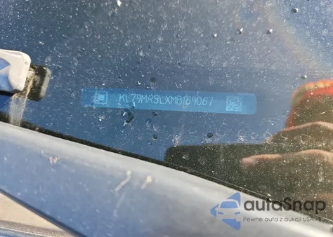 2021 Chevrolet Trailblazer Lt z USA, uszkodzony, nr VIN KL79MRSLXMB169067